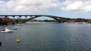 Sydney Harbour Bridge viewed from across the beautiful Gladesville Bridge! Welcome to paradise!