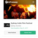 Sydney Indie Film Festival Whats Hot FilmFreeway List