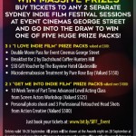 sydney indie film festival - prizes-giveaway